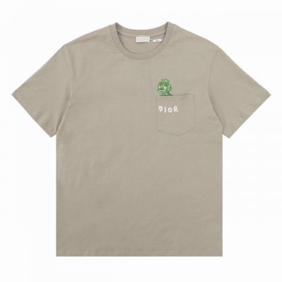 Dior 迪奥 小恐龙口袋圆领短袖 Size：S-L