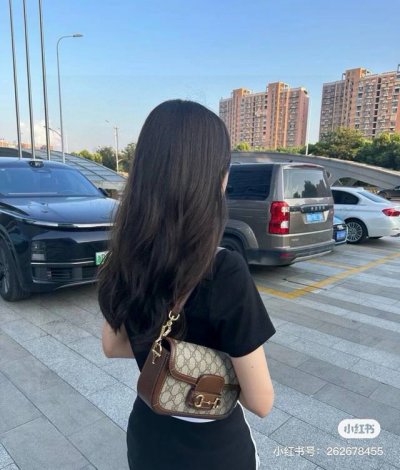 gucci 1955 腋下法棍包 Horsebit 1955 新成员，1955家族又新增一位 新成员 在原有经典的马鞍包基础上又创新了新设计，大爆款造型法棍，显