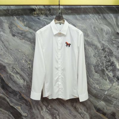 爱马仕 Hermes 2025春夏新款长袖 衬衫 衬衣 高端版本 专柜定制面料 透气舒适度高 细节无可挑剔 品牌元素设计理念 体现高品质 手感细腻柔软 呈现休闲