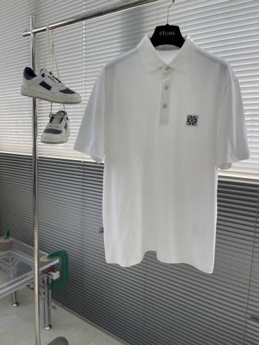 Loew 2025春夏polo系列 尺码: M-4Xl 版型：微阔版型 克重：220克重 珠地莫代尔polo 成份：100%棉 工艺：前 图案做章仔刺绣工艺 简