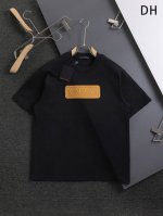 Louis Vuitton 路易威登 1V 微宽版型S-Xl 25Ss Lv 新品专柜走秀款 立体印花皮章字母Logo重工艺 男女同款！短袖不在千篇一律的大众脸