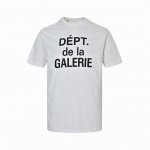 本地自取：170 gallery Dept 23Ss 胸口法文字母印花短袖 定织定染21支230克高克重棉麻面料 圆简布工艺无侧缝 面料先经过环烘水洗处理 起到