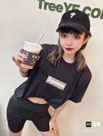841款Supreme Ss22 Week 3 X Burberry 联名款 Box Logo Tee 徽标印花圆领舒适短袖T恤 男女同款 码数Smlxl 黑色