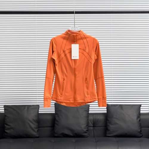 工厂p直供 Lululemon丨露露乐檬Define立领纯色瑜伽服 配色：亮橙色 尺码：2 4 6 8 10 12