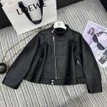 强烈推荐 25年早春夏系列 Loe*新款斗篷款小绵羊皮外套 Yb1:1定制 高端品质 Sml