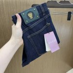 新款 Guc 高端定制、25Ss春夏最新款牛仔裤 柜台同步发售 进口固色面料 原版定制复刻 客供五金辅料 原单品质 重工洗水 做工走线精细 上身绝佳！优选单品