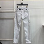 款号Cc648 prada普拉达秋冬款牛仔裤！最新款原单爆款 开模定制五金标识，非常标签化，修身剪裁 莱卡面料 带弹力 柔软舒适 有型 上身效果无可挑剔，可横扫