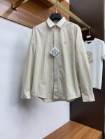 罗意威 2025男士衬衫，商务休闲修身款长袖衬衣！ 宜商务 宜休闲！早春限量新款，都市商务气质款！ 衬衫的版型剪裁更是精剪塑性，不需要过多的原色装饰，对于男士来