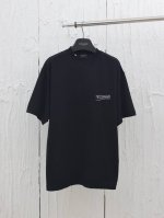 Balenciag* 巴黎Blcg 反穿可乐刺绣短袖T恤 高密度进口刺绣工艺 经典三条波浪图案 超级百搭宽松版型 成衣普洗 绣花采用田岛绣花机精密万针刺绣 百年
