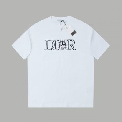 高版本 迪奥 Christian Dior Cd 25Ss早春新款 联名滑雪系列 字母Logo刺绣短袖 轻奢主义 男女日常通勤穿搭必备单品 正确版本 欢迎对比
