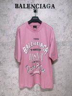 balenciaga巴黎世家 顶级版本.官网品质 比恩发泡印花短袖T恤克重260G 正面饰以Not Been Done艺术作品印花 强牢度防升华多色绒面发泡浆印
