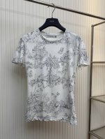 dio迪奥25Ss素描丛林短袖T恤 女款 Size:S M L