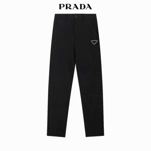 p170 Prada 普拉达春夏季新款 两色高品质薄款商务休闲时尚冰丝西裤 爽滑舒适抗皱无痕的好裤子 质感柔软 手感微弹 ，清凉冰丝裤 腰部松紧带， 版型设计时