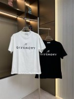 Givenchy纪梵希2025Ss新款字母刀口Logo情侣休闲短袖T恤 最高版本！定制面料290克100%双纱棉！ 辅料：开模原版过鉴定领标100%真丝洗水标。