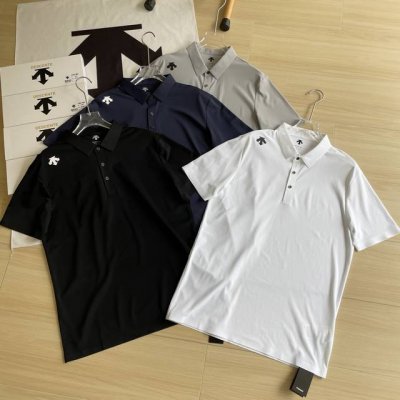 主图 高品质盒装 Descente 迪桑特四色Training系列综训训练运动健身科技新棉无缝速干面料舒适休闲短袖Polo衫 独家配色独家面料 断货王 迪家速干