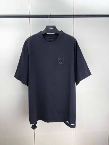 Balenciaga巴黎Bb刺绣涂鸦金粉短袖 Xs S M L