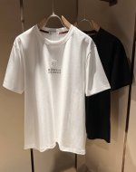 bc-Brunello Cucineli 2025春夏新款男士短袖T恤，众多明星都爱穿的时尚百搭单品！胸前Logo压胶超级好看,喜欢经典简约的朋友,一定不能错过