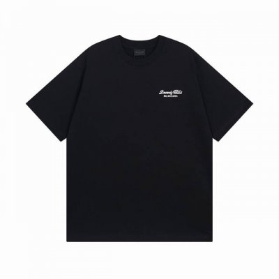 Balenciaga 巴黎世家2025 Ss 胸前小标字母新Logo刺绣短袖T恤 本市场No.1的质量 真正天花板品质 全部原版开发注意细节图 避免被盗图商家混