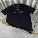 Ayc Teryx 始祖鸟] 2025Fw短袖T恤 前面小鸟字母Logo高级印花 高端32S双纱280克面料 重磅面料 定制拉架罗纹同缸同染 三标齐全 男女同款