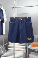 Louis Vuitton路易威登 Lv 25Ss早春新款绳索签名字母刺绣牛仔短裤 轻奢主义 男女日常通勤穿搭必备单品 正确版本 随意对比 详细特征 砂洗日本丹