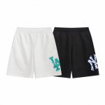 mlb洋基队Ny老花Logo短裤 颜色 奶油色 黑色 腰围 裤长 臀围 m 35 45 53 l 37 47 55 xl 38 48 57 2Xl 40 50