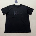 Lv渐变字母圆领短袖