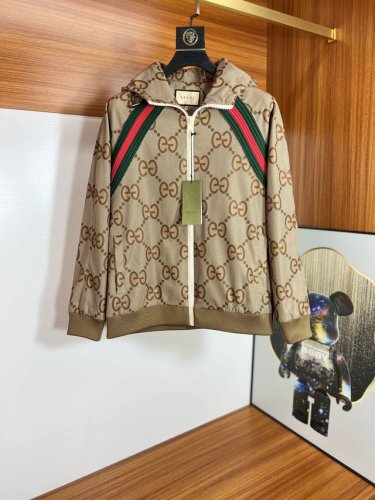 Gucci 古奇 2025春夏新品 三标齐全 夹克外套 好货不用过多介绍 看细节 专柜码数 48-56 175 140建议50