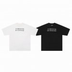 Maison Margiela Mm6 马吉拉前后数字字母 Logo 印花廓形情侣圆领短袖T恤 Color：黑色 白色 Size：S M L Xl Number
