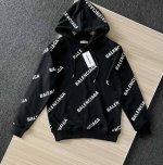 160 高品质 Balenciaga 巴黎世家满印全棉连帽卫衣， 整件衣服采用了进口胶浆，无甲醛印花，经过对刷网版进行技术处理，加了牢固定同时，从而使有图案的地