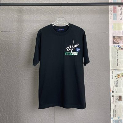 A94 Louis Vuitton路易威登Lv 采用300足克面料 25新款高端刺绣工艺 宽松版型 男女同款短袖 独家专供新款原单休闲短袖 高端定制 高版本 时