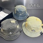 新款出货 西太后 重工破洞牛仔渔夫