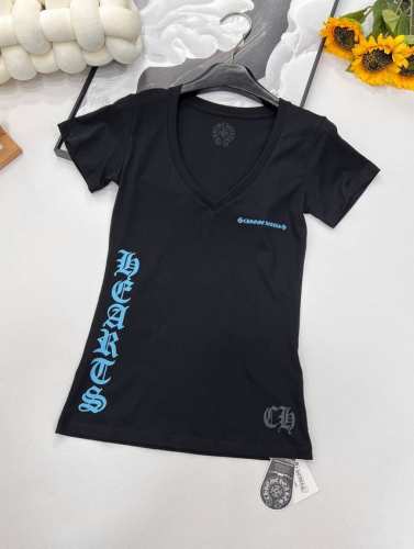 春夏新款 Chrome Hearts 梵文小标印花小T恤 日本进口印花原浆，印花超有质感，上身高端上档次 这个夏天人人必入手的款式，用一直秉承的哥特式字体演绎，