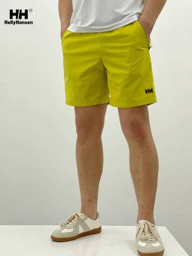 helly Hansen Hh男士透气梭织短裤运动休闲健身短裤。 立体裁剪版型拿捏的很好，修身但不紧身，有型不拖沓，一般身材穿在膝盖上方，所以对于这款短裤来说，