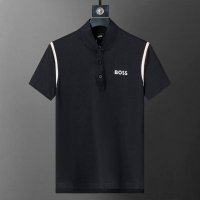 春夏官网同步新款翻领T恤polo，双面棉面料 原版五金 款式时尚 帅气，面料舒适，做工严谨 ，走线工整。上身效果好 码数 M-3Xl 黑色