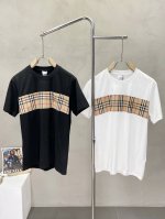 Burberry巴宝莉独家专供新款原单男士休闲春夏短袖 高端定制 高端版本 时尚百搭爆款进口面料 手感超柔软细腻 穿着亲肤舒适 高端精品 代工厂p精细做工 上身