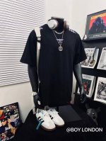boy London25紫鹰大翅膀情侣短袖Tee男女同款 超高版本 经典图案设计 立体外凸印花 大翅膀英文Logo吸睛有型！面料由品牌面料商直接供应 日本进口胶
