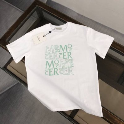 上新 款号：M1058 2025早春Moncler 蒙口 官网同款印花图案 双纱纯棉短袖 - 260G双纱纯棉顶级面料 手感柔软 百分百纯棉独家出货 定染硫化黑