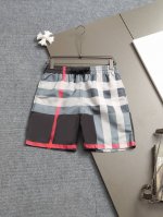 burberry 巴宝莉25Ss专柜同款速干沙滩裤短裤情侣款～采用速干面料精心制作，饰以同色调提花图案，突显 巴宝莉经典的 格子印花。厚板立体！衣服偏厚使整体高