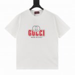 Gucci 古驰 25Ss 硅胶字母短袖T恤 面料经过2次高温缩水固色 不变形不缩水不起球 26支280G紧密双纱面料 配320G双纱拉架十字紧密高克重螺纹 螺
