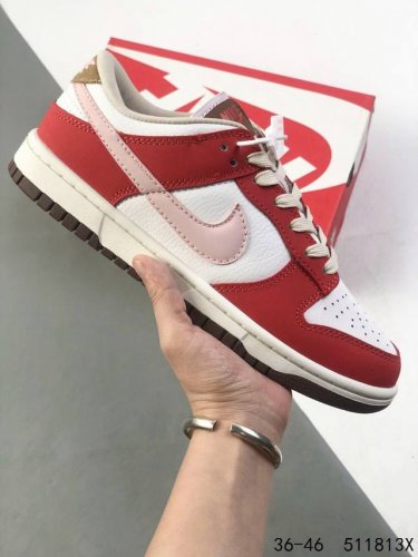 真标带半码 耐克Nike Sb Dunk Low 复古低帮休闲运动滑板板鞋 采用脚感柔软舒适Zoomair气垫 有效吸收滑板等极限运动在落地时带来的冲击力 为街