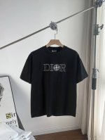 供 Dior 迪奥 联名款 Stone Island石头岛&迪奥字母刺绣Logo短袖T恤 货号：52018 官方同步 高版本 高品质 时尚个性 百搭潮流 纯原品