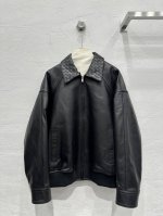 独家首发原单品质Bot*Ega Veneta25早春新品 重工艺手工编织领夹克款外套 男女同款 顶级高端货 原版购入开版定制 独家顶级进口 100%绵羊皮 原版
