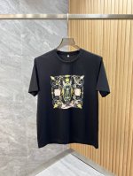 Hermes 爱马仕 2025年春夏新品上新 三标齐全 丝光棉圆领短袖T恤 好货不用过多介绍 看细节 专柜码数 M-6Xl 175 140建议Xl 修身版型