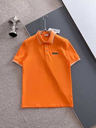 迪奥 25Ss春夏新款网眼珠地棉布翻领短Tee，男士经典标识刺绣商务休闲短袖Polo衫！贸易公司渠道稀出，同步官网发售！全新一季高端重磅级臻品，属于明星级的一款