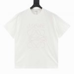 loewe 罗意威 经典款 错位Logo立体刺绣短袖 size:Xs-Xl