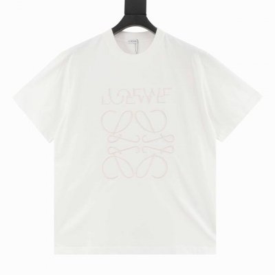 loewe 罗意威 经典款 错位Logo立体刺绣短袖 size:Xs-Xl