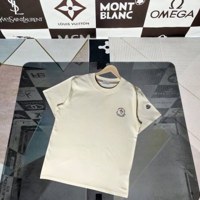高版本 Nfc芯片感应 纯正300克厚重面料 Moncler~蒙口 2025新款高品质手绘涂鸦标识Logo短袖T恤 袖口车有进口绣花标 三标齐全 非市场普通版本