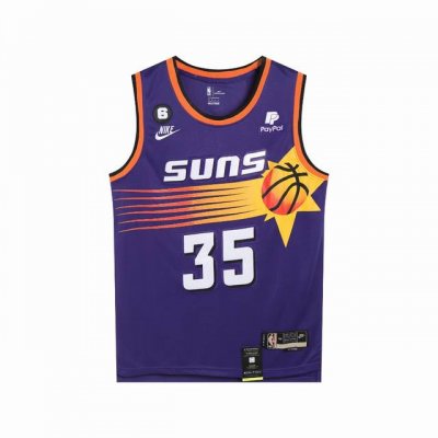 款号S035 白底细节图 独家上新 Nike Nba太阳杜兰特球衣 菲尼克斯队复古球衣22-23赛季最新款 专柜Zp一比一 Nba耐克Nike篮球衣 球衣 超透