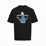 prada 普拉达 25Ss 提包小人印花短袖 采用顶级280克定制双纱纯棉面料质感非常柔软舒服 搭配320克1X1螺纹 面料螺纹同缸定染无色差不易变形 定制
