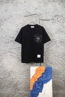 款号：Y144 Tb汤姆布朗万针精密刺绣口袋贴布短袖T恤 正儿八经270克纯棉双砂面料 所有面料均已提前做过缩水 品质第一 所见即所得 不会洗一次版型就有所变化